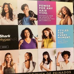 Brand new Shark Hyper Air hair dryer. Never been used.